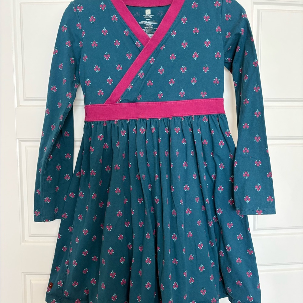 Dress, kimono long sleeve. Girls size 12 tea